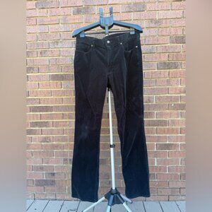 Polo Ralph Lauren Black Corduroy Pants Mens Size 34x32 Classic Straight EUC